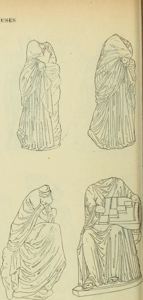 An illustration from Répertoire de la statuaire grecque et romaine, 1908, leaf 203