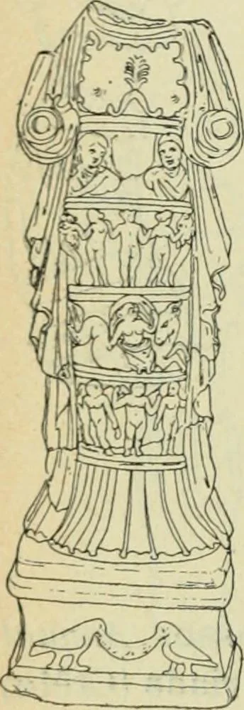 An illustration from Répertoire de la statuaire grecque et romaine, 1908, leaf 207