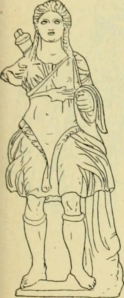 An illustration from Répertoire de la statuaire grecque et romaine, 1908, leaf 208