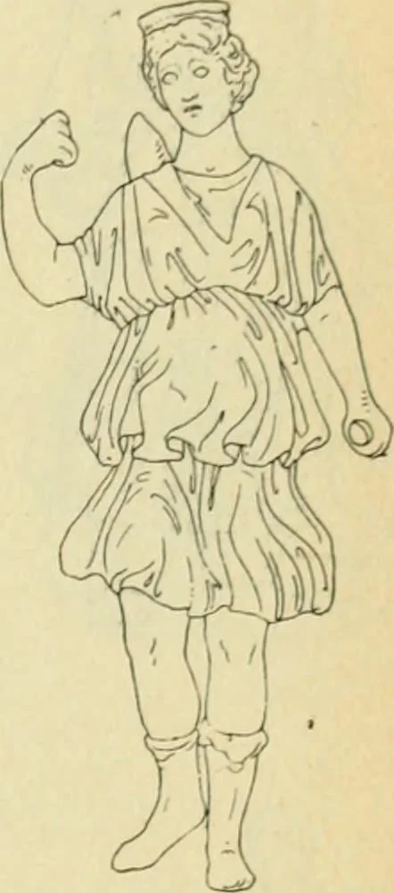 An illustration from Répertoire de la statuaire grecque et romaine, 1908, leaf 208