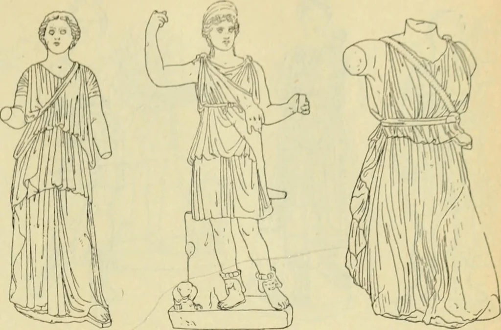 An illustration from Répertoire de la statuaire grecque et romaine, 1908, leaf 210