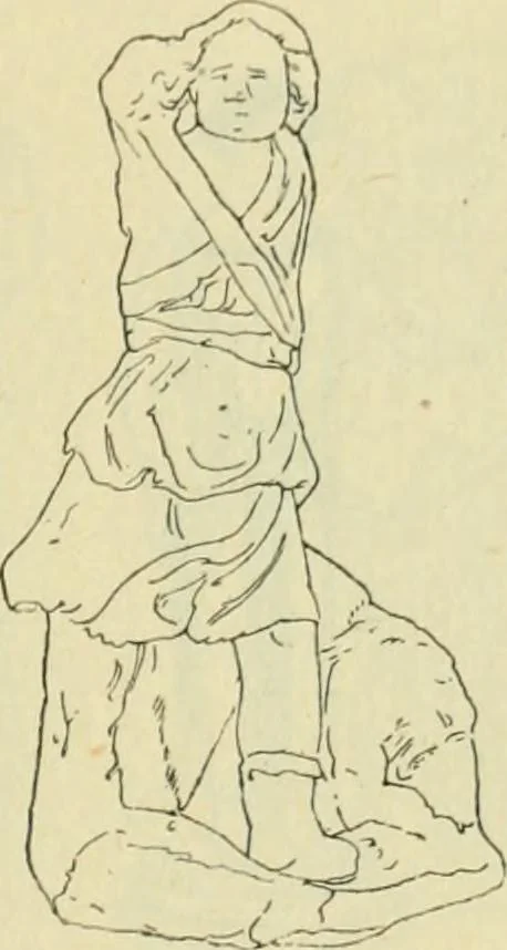 An illustration from Répertoire de la statuaire grecque et romaine, 1908, leaf 210