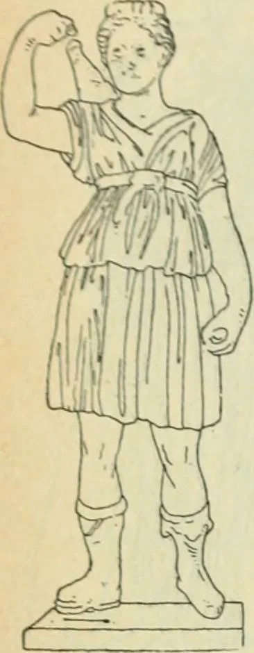 An illustration from Répertoire de la statuaire grecque et romaine, 1908, leaf 211
