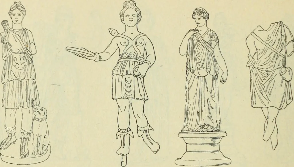 An illustration from Répertoire de la statuaire grecque et romaine, 1908, leaf 211