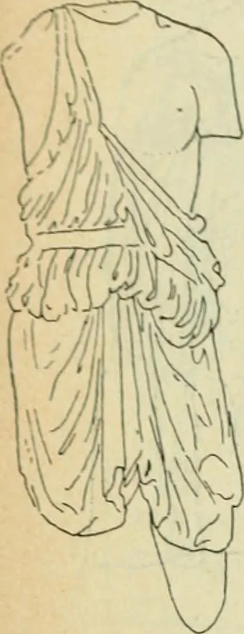 An illustration from Répertoire de la statuaire grecque et romaine, 1908, leaf 217
