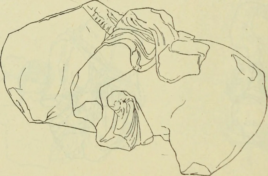 An illustration from Répertoire de la statuaire grecque et romaine, 1908, leaf 217