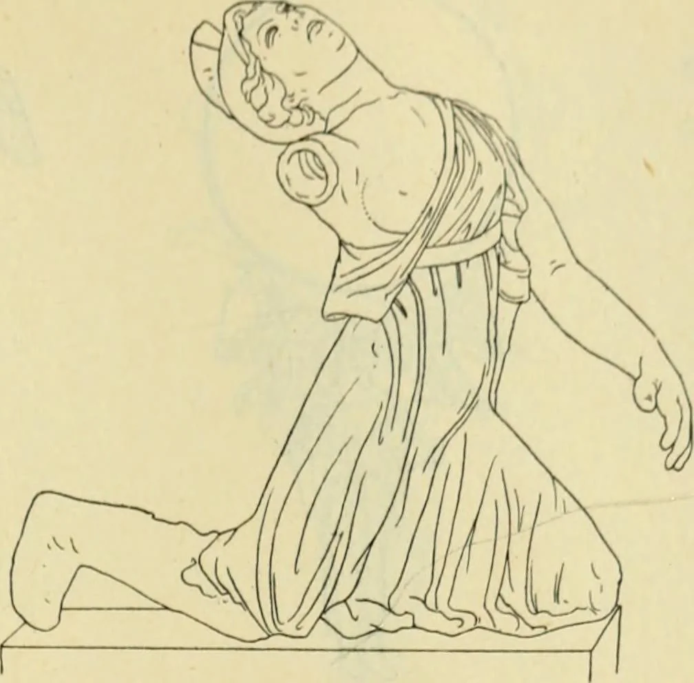 An illustration from Répertoire de la statuaire grecque et romaine, 1908, leaf 218