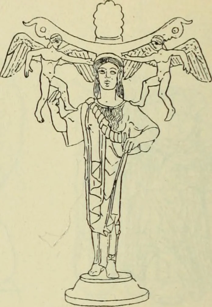 An illustration from Répertoire de la statuaire grecque et romaine, 1908, leaf 219