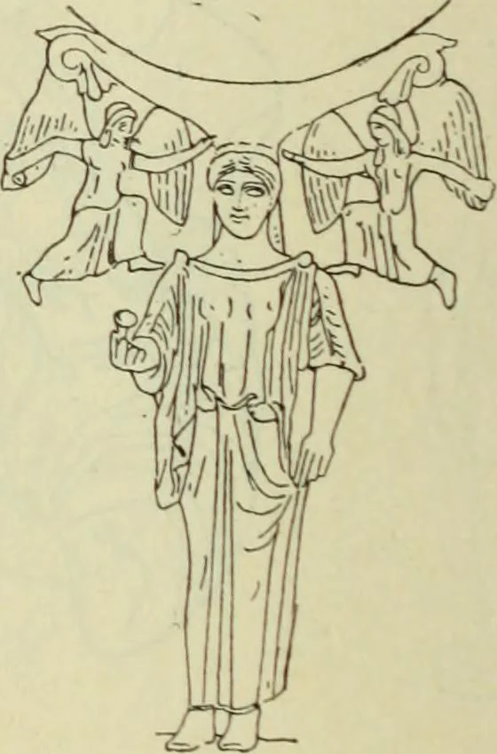 An illustration from Répertoire de la statuaire grecque et romaine, 1908, leaf 219