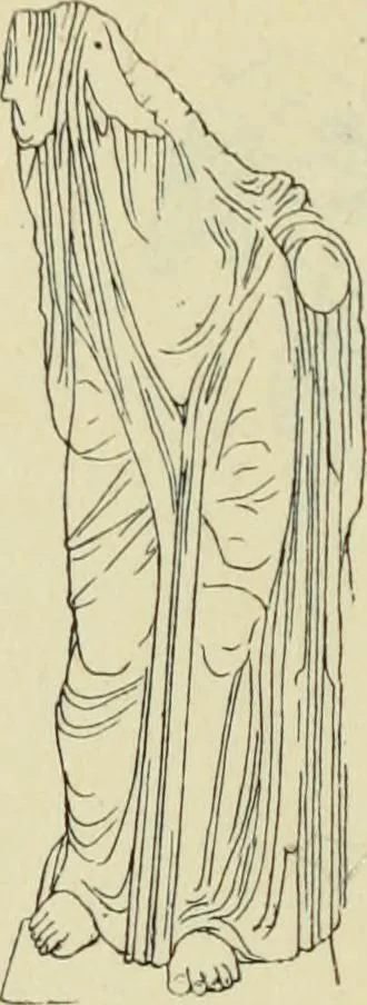 An illustration from Répertoire de la statuaire grecque et romaine, 1908, leaf 221