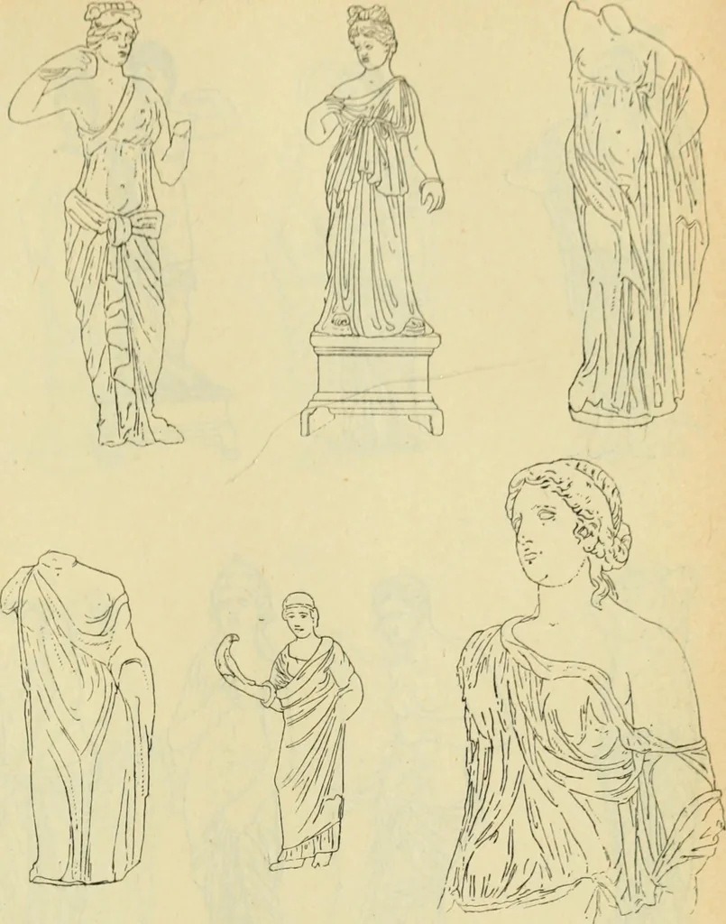 An illustration from Répertoire de la statuaire grecque et romaine, 1908, leaf 222
