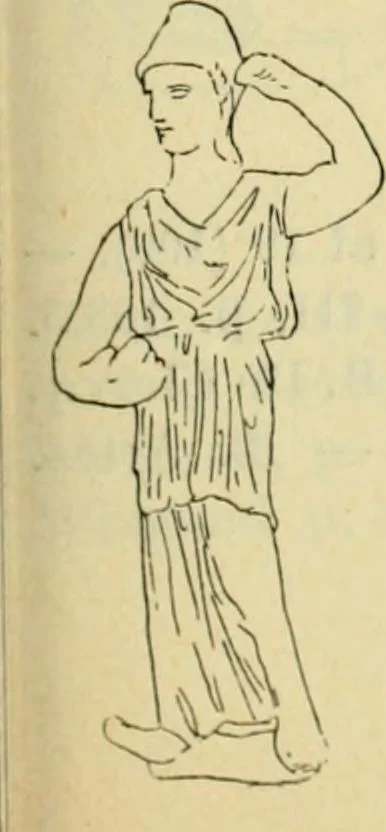 An illustration from Répertoire de la statuaire grecque et romaine, 1908, leaf 222