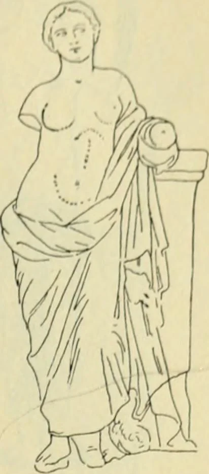 An illustration from Répertoire de la statuaire grecque et romaine, 1908, leaf 224