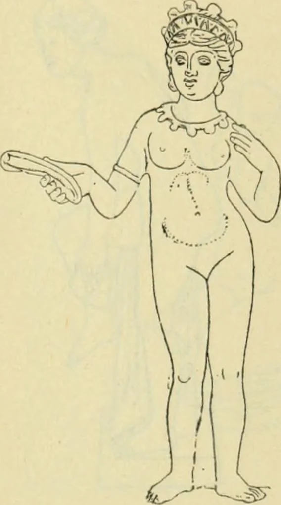 An illustration from Répertoire de la statuaire grecque et romaine, 1908, leaf 236