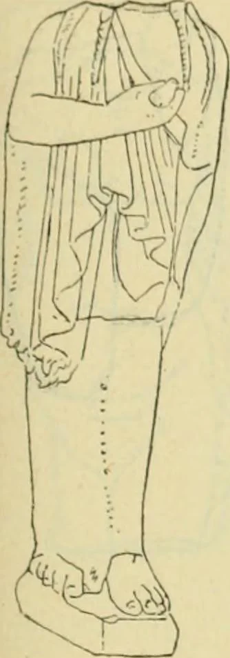 An illustration from Répertoire de la statuaire grecque et romaine, 1908, leaf 244