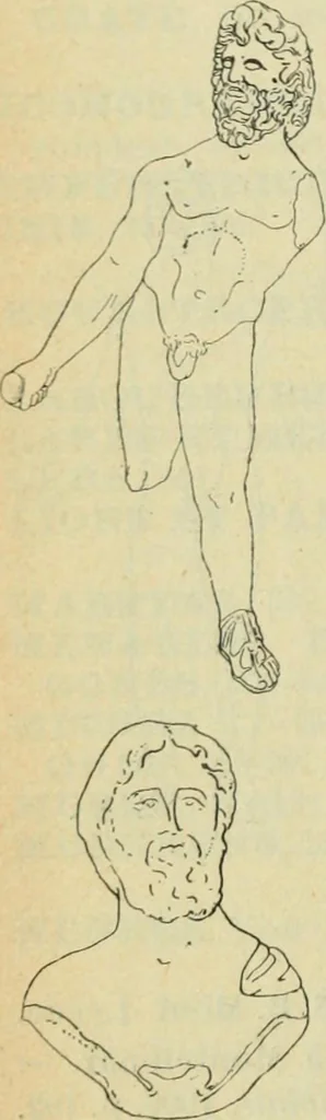 An illustration from Répertoire de la statuaire grecque et romaine, 1908, leaf 25