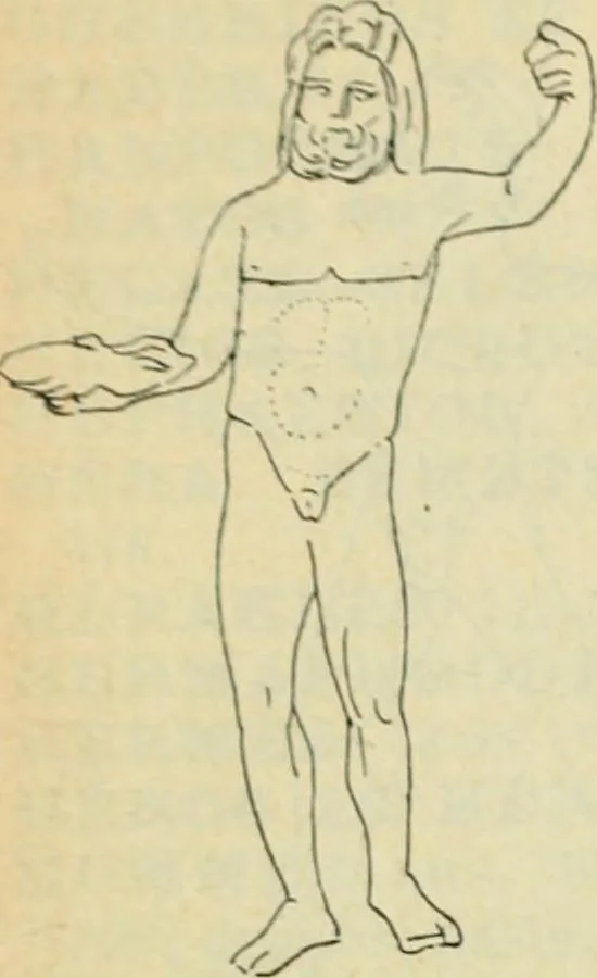 An illustration from Répertoire de la statuaire grecque et romaine, 1908, leaf 25