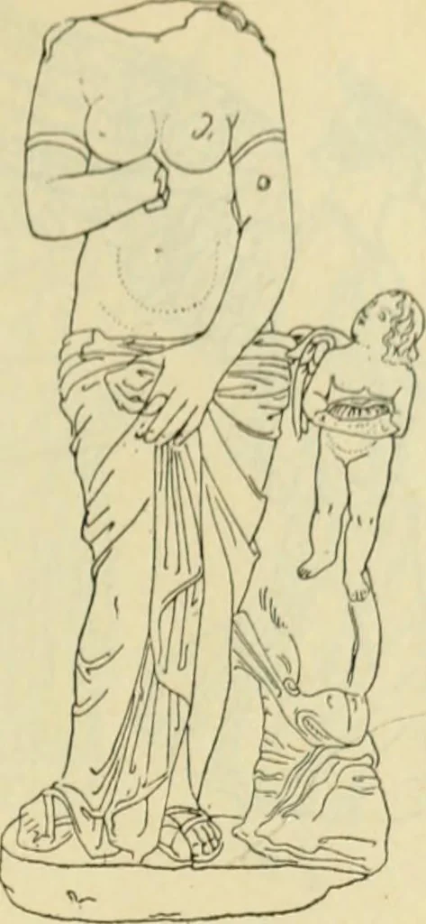 An illustration from Répertoire de la statuaire grecque et romaine, 1908, leaf 256