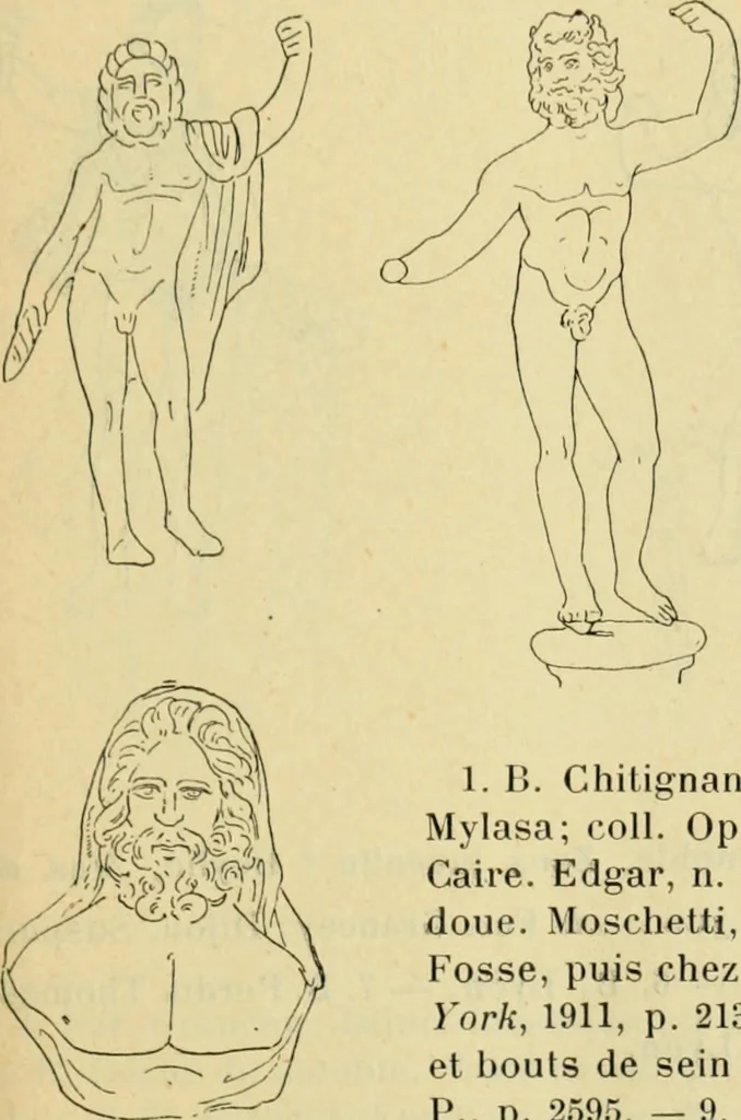 An illustration from Répertoire de la statuaire grecque et romaine, 1908, leaf 26