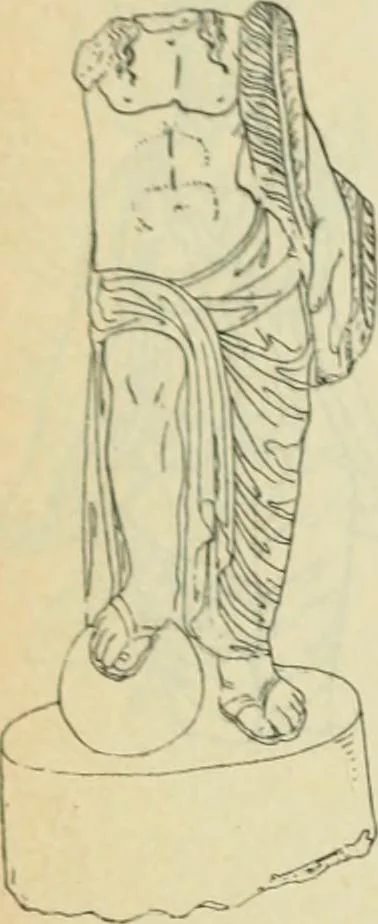 An illustration from Répertoire de la statuaire grecque et romaine, 1908, leaf 261