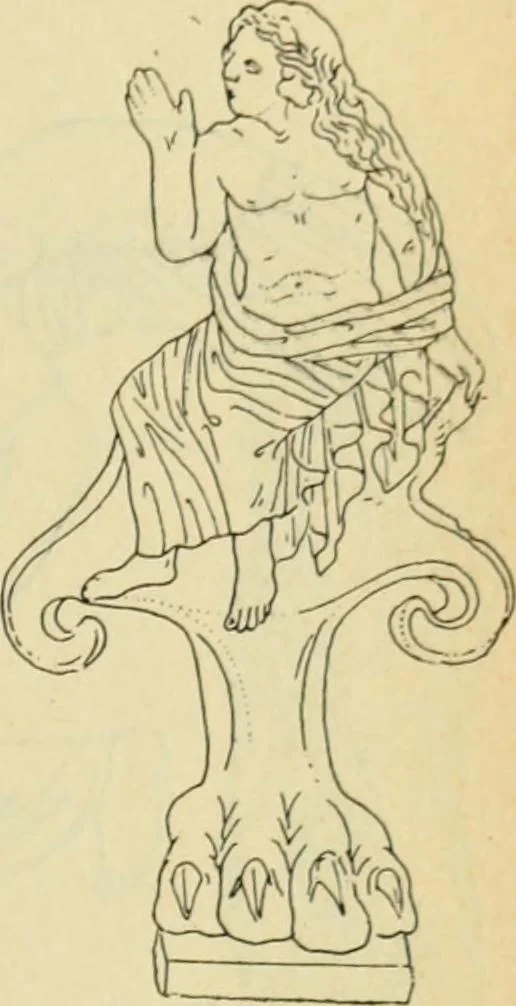 An illustration from Répertoire de la statuaire grecque et romaine, 1908, leaf 262