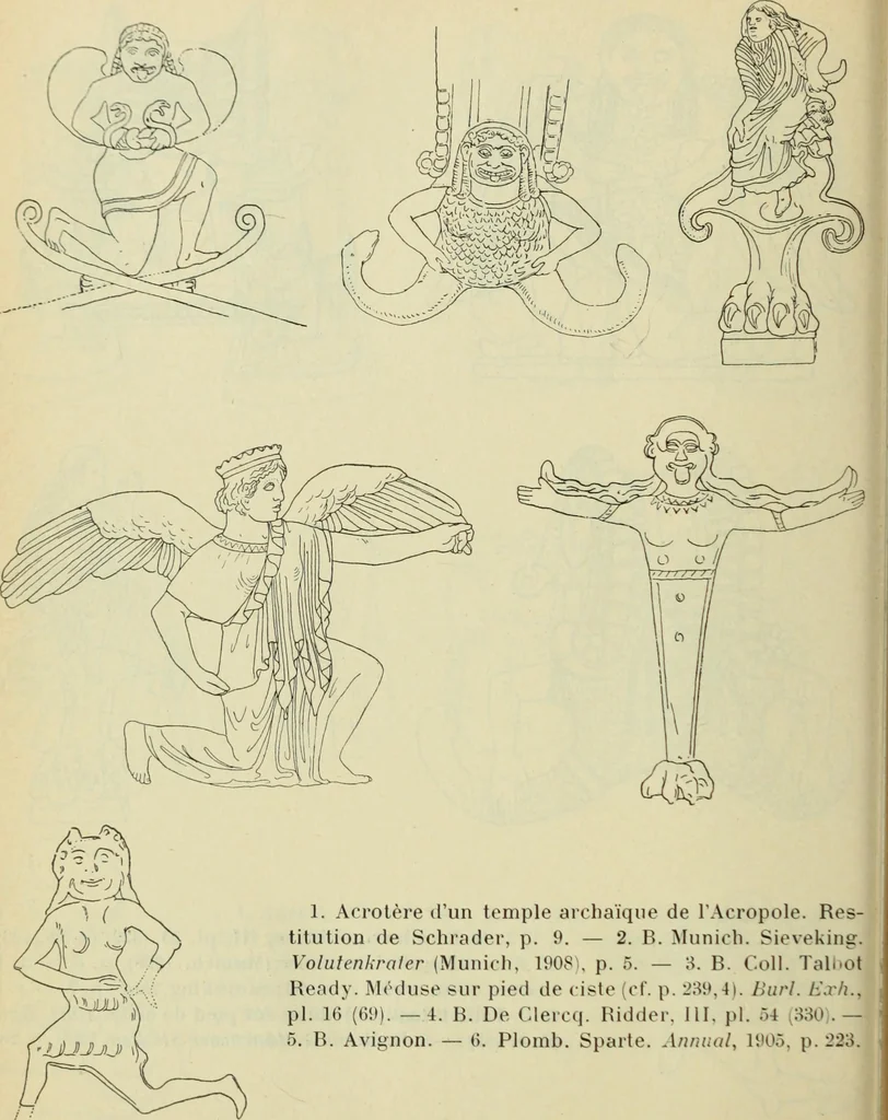 An illustration from Répertoire de la statuaire grecque et romaine, 1908, leaf 263