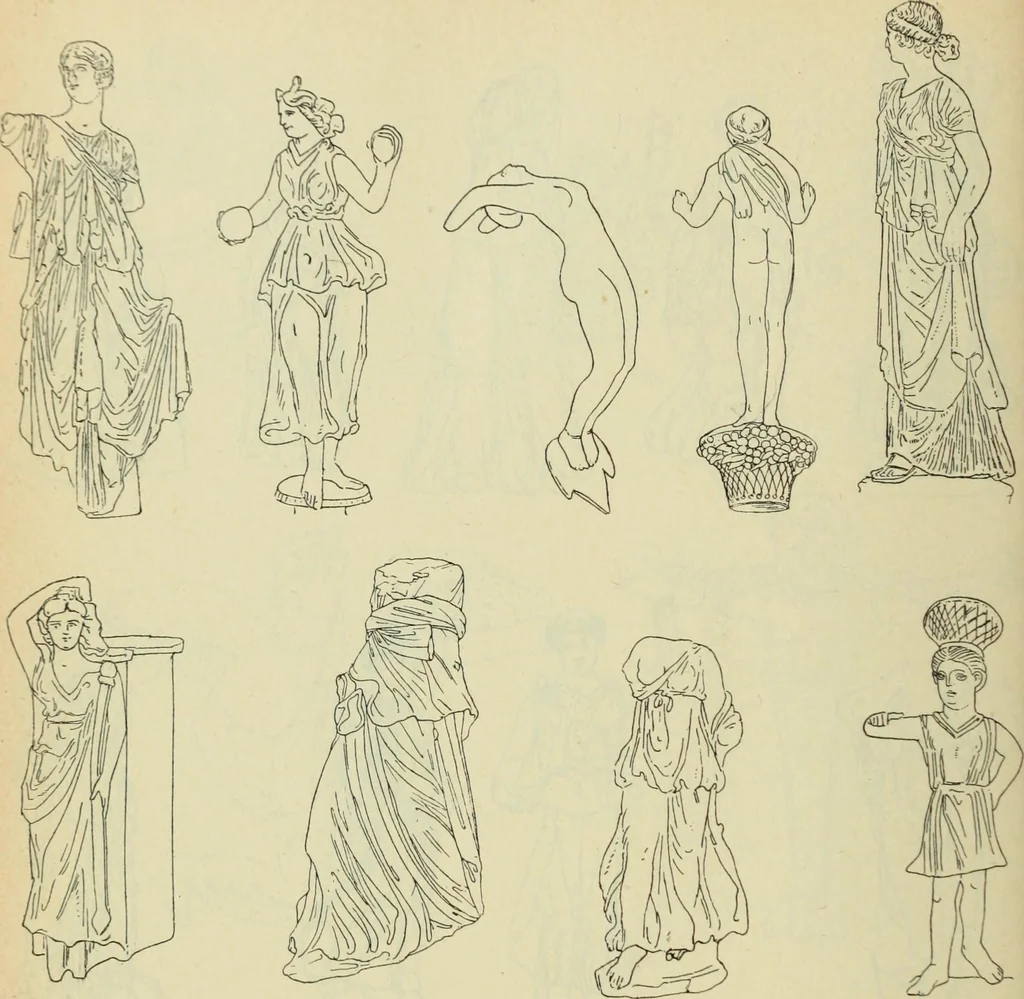An illustration from Répertoire de la statuaire grecque et romaine, 1908, leaf 265