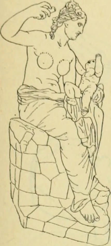 An illustration from Répertoire de la statuaire grecque et romaine, 1908, leaf 268