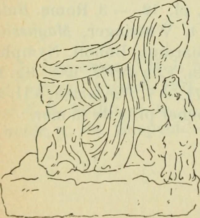 An illustration from Répertoire de la statuaire grecque et romaine, 1908, leaf 269