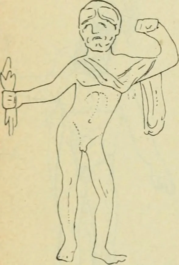 An illustration from Répertoire de la statuaire grecque et romaine, 1908, leaf 27