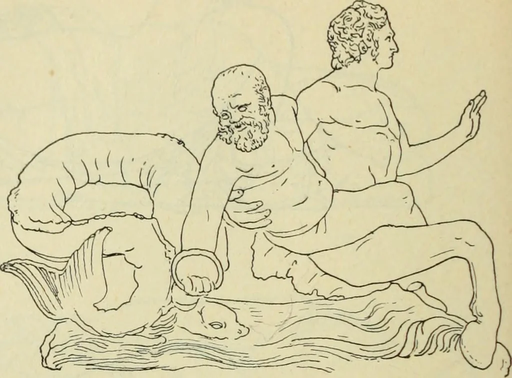 An illustration from Répertoire de la statuaire grecque et romaine, 1908, leaf 271