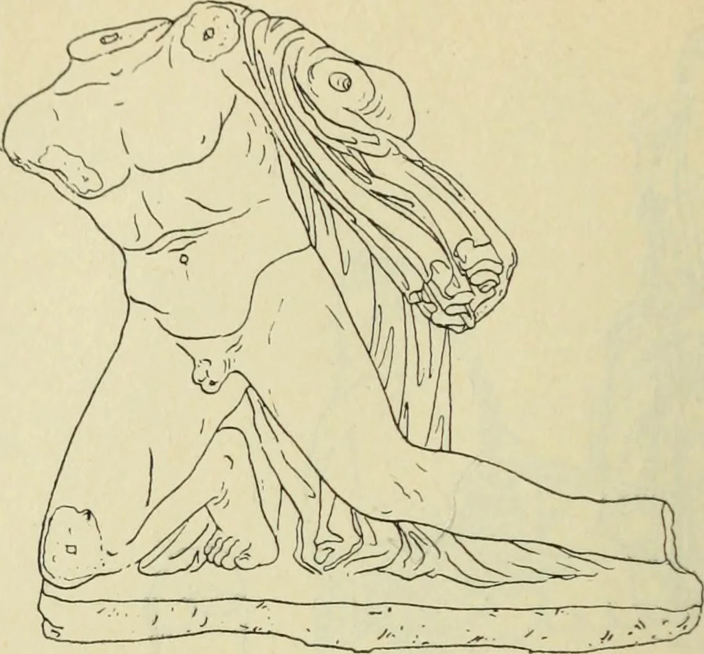 An illustration from Répertoire de la statuaire grecque et romaine, 1908, leaf 275