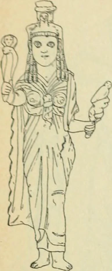 An illustration from Répertoire de la statuaire grecque et romaine, 1908, leaf 277