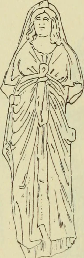 An illustration from Répertoire de la statuaire grecque et romaine, 1908, leaf 277