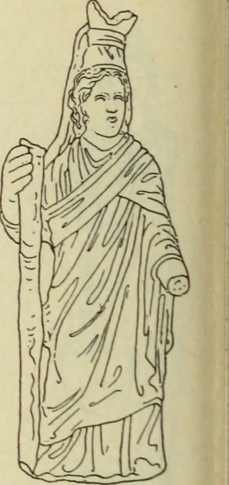An illustration from Répertoire de la statuaire grecque et romaine, 1908, leaf 277