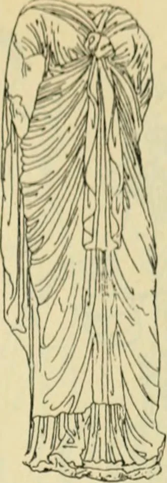 An illustration from Répertoire de la statuaire grecque et romaine, 1908, leaf 278