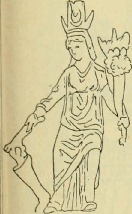 An illustration from Répertoire de la statuaire grecque et romaine, 1908, leaf 278