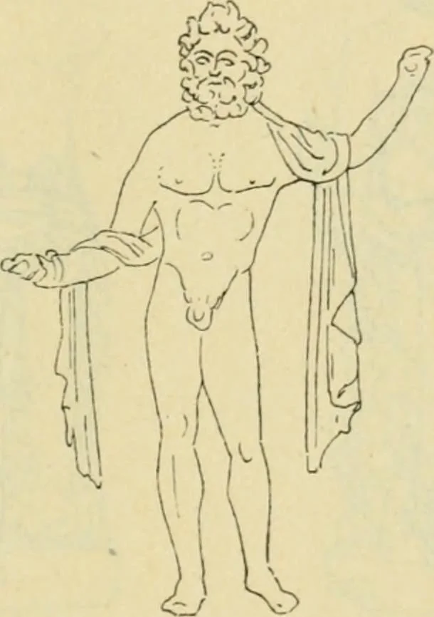 An illustration from Répertoire de la statuaire grecque et romaine, 1908, leaf 28