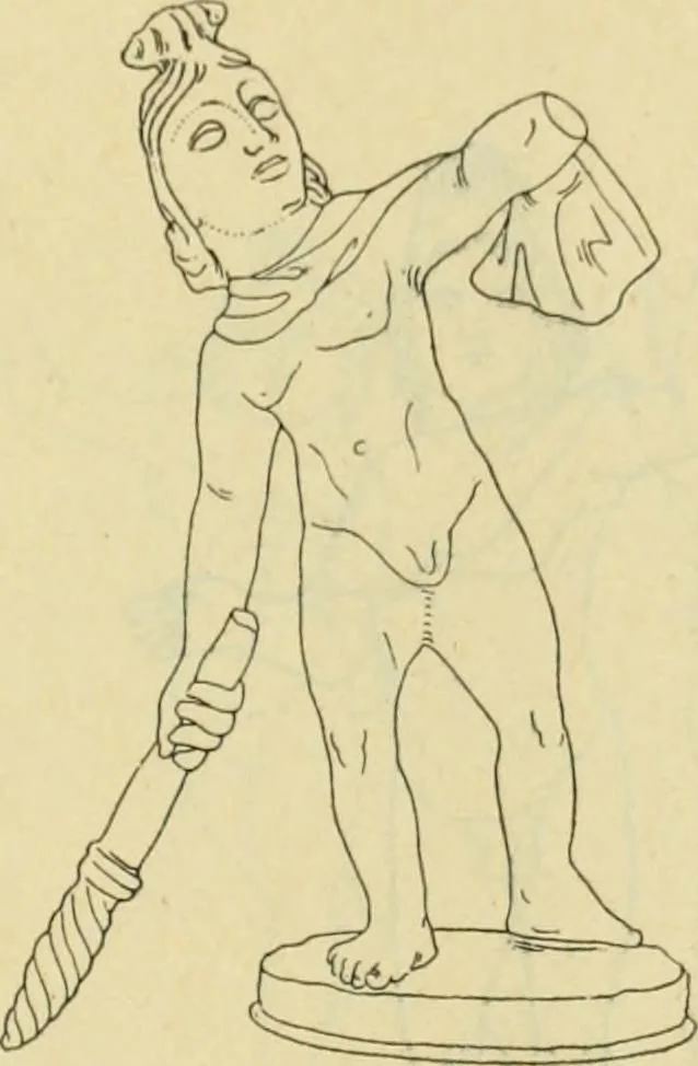 An illustration from Répertoire de la statuaire grecque et romaine, 1908, leaf 282