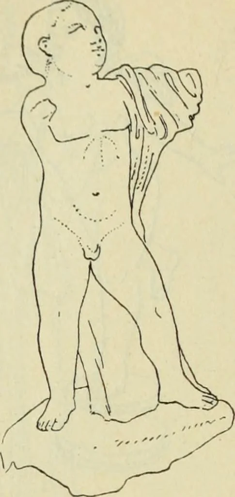 An illustration from Répertoire de la statuaire grecque et romaine, 1908, leaf 283