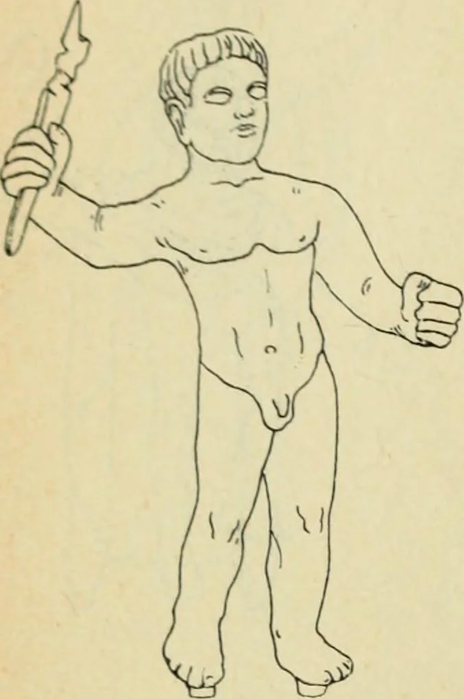 An illustration from Répertoire de la statuaire grecque et romaine, 1908, leaf 29