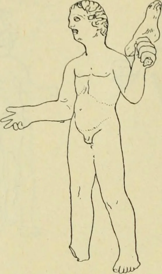 An illustration from Répertoire de la statuaire grecque et romaine, 1908, leaf 29
