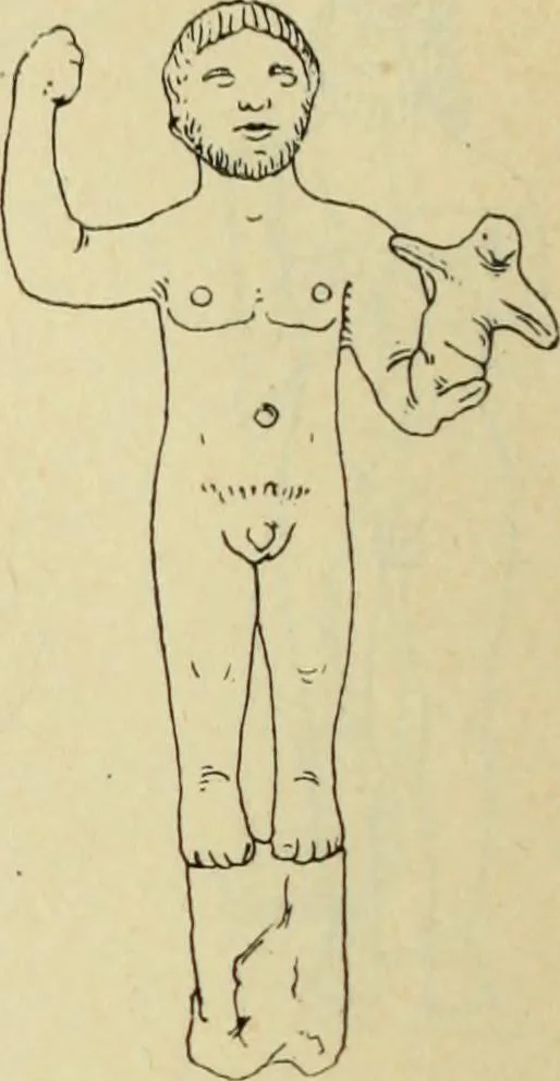 An illustration from Répertoire de la statuaire grecque et romaine, 1908, leaf 29