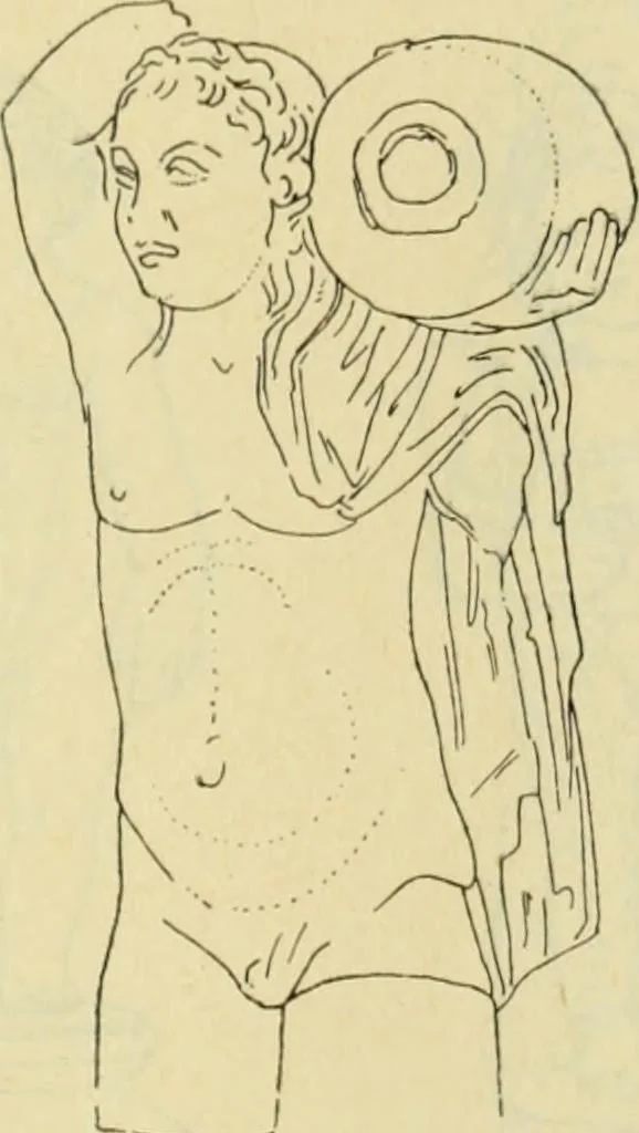 An illustration from Répertoire de la statuaire grecque et romaine, 1908, leaf 290