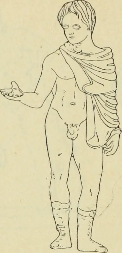 An illustration from Répertoire de la statuaire grecque et romaine, 1908, leaf 291