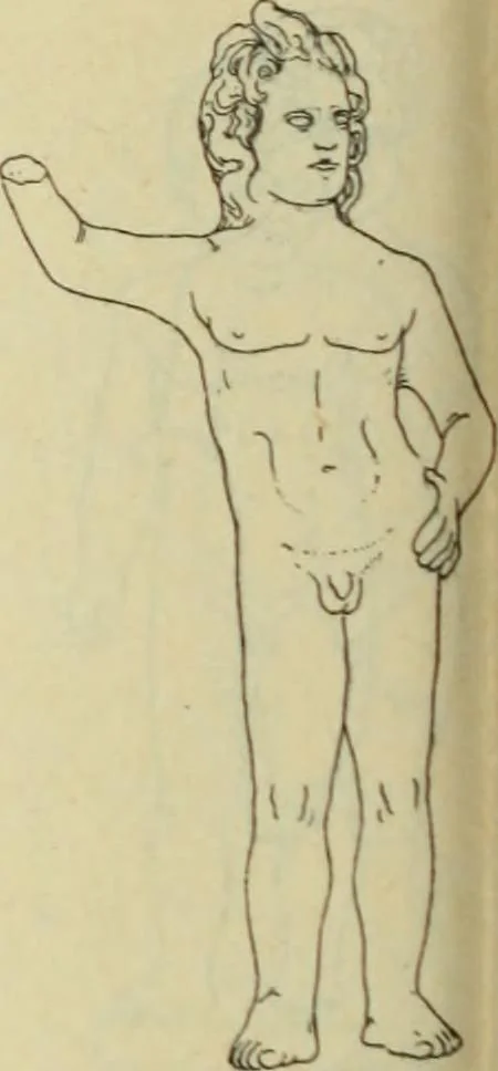 An illustration from Répertoire de la statuaire grecque et romaine, 1908, leaf 293
