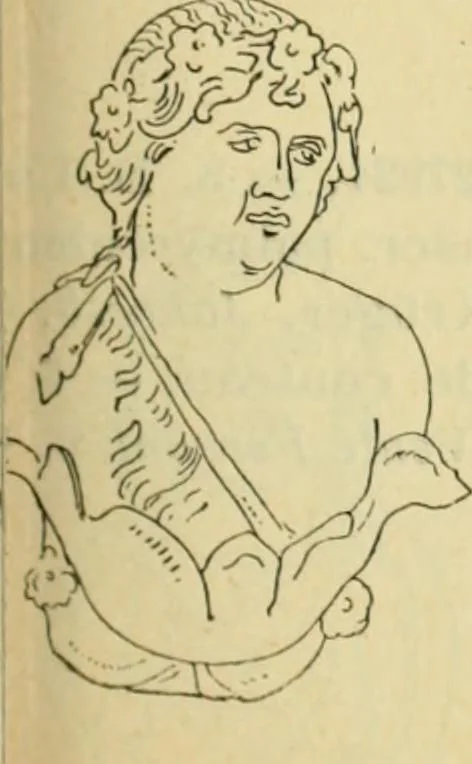 An illustration from Répertoire de la statuaire grecque et romaine, 1908, leaf 294
