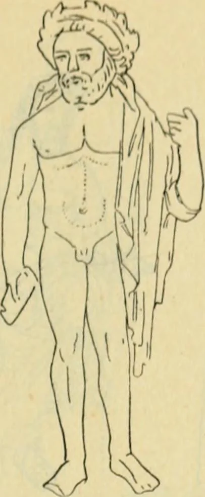 An illustration from Répertoire de la statuaire grecque et romaine, 1908, leaf 30