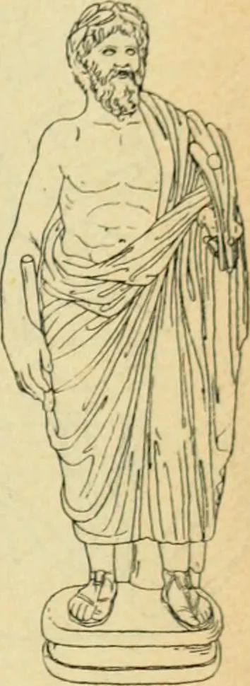 An illustration from Répertoire de la statuaire grecque et romaine, 1908, leaf 30