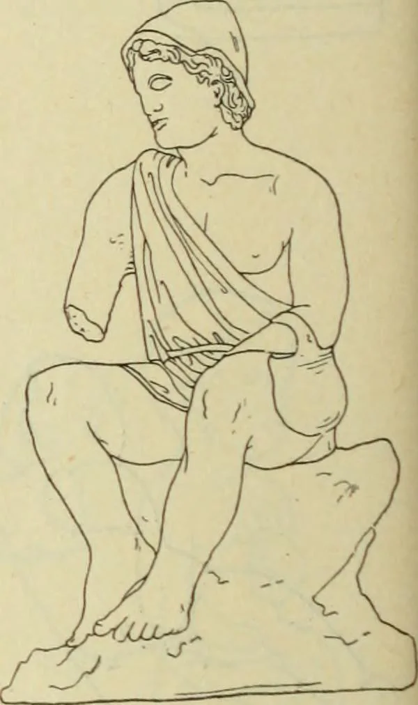 An illustration from Répertoire de la statuaire grecque et romaine, 1908, leaf 307